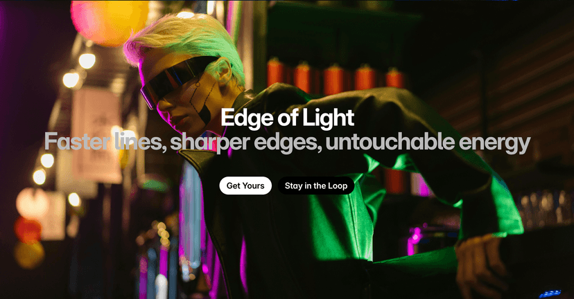 Matt's personalized landing page
